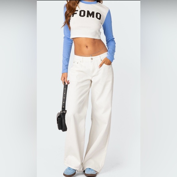 Edikted Roman Low Rise Slouchy Jeans - Picture 1 of 6